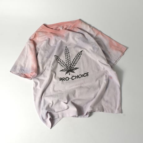 VINTAGE "PRO-CHOICE" SINGLE STITCH TIE-DYE T-SHIRT