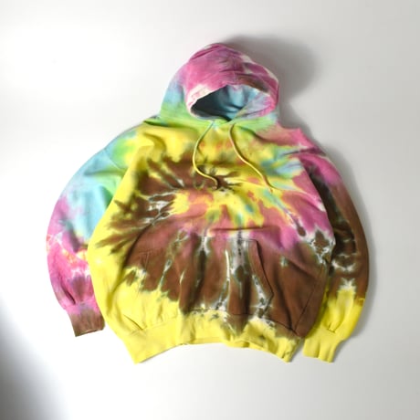 USED 80-90'S "JON LAUREN" TIE-DYE HOODIE