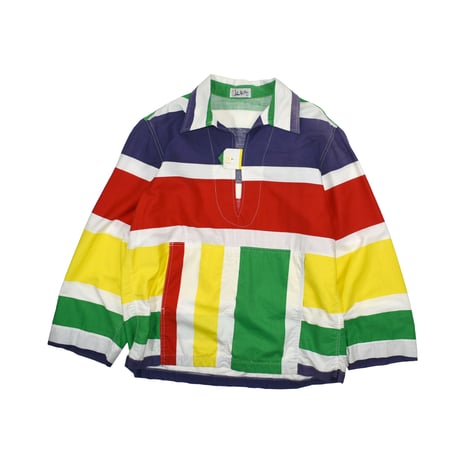 USED 70’S “JOHN WEITZ” MULTI COLOR FISHERMAN SMOCK