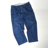 USED "HAGGER" 2-TUCK DENIM TROUSERS