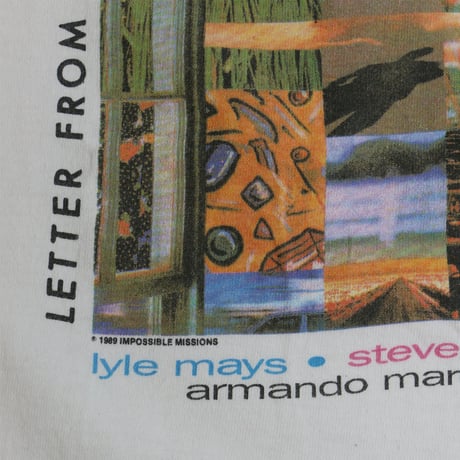 PAT  METHENY  GROUP "1989 TOUR" USED T-shirt