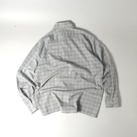 USED 70’S "THAT KNIT by PABLO" PLAID L/S SHIRT