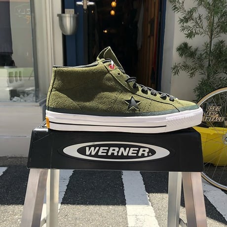 CONS "ONE STAR PRO MID" OLIVE GREEN