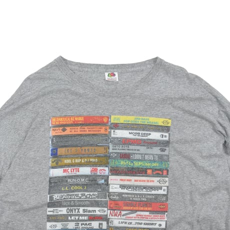 USED UNKNOWN TAPE L/S TSH