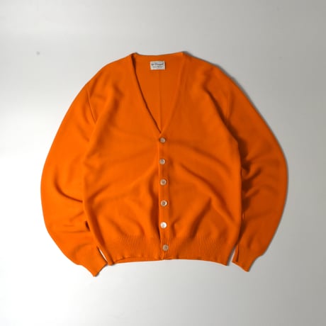 USED 70'S "DONEGAL" ACETATE CARDIGAN