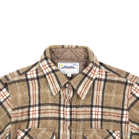USED "SUNSHINE MOUNTAIN" WOOL PLAID SHIRT