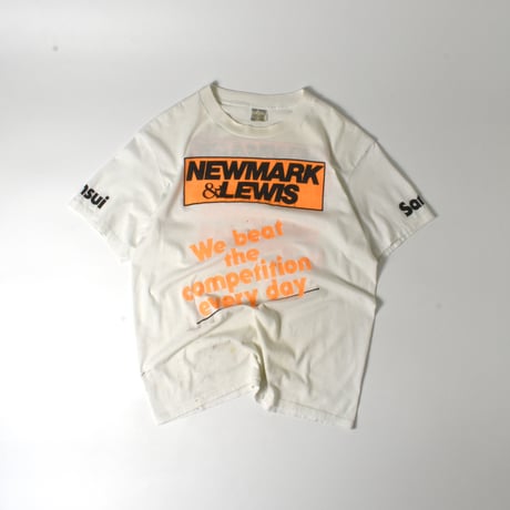USED 80'S "NEWMARK & LEWIS" T-shirt