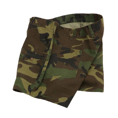 USED CAMOUFLAGE BOY SCOUT SHORT PANTS