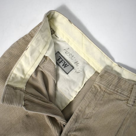 USED "TFW" 2-TUCK CORDUROY PANTS