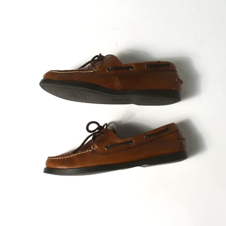 USED "L.L.BEAN" LEATHER DECK SHOES