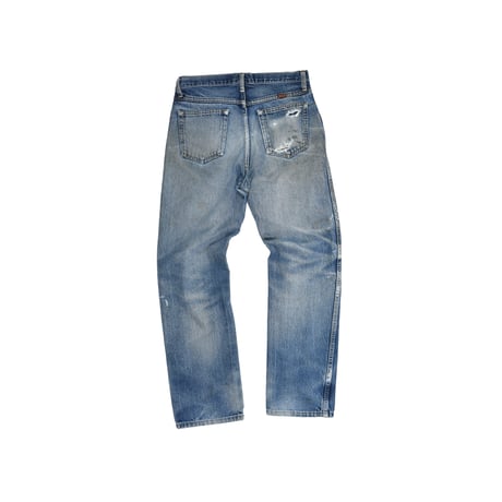 USED "RUSTLER" DAMAGE DENIM