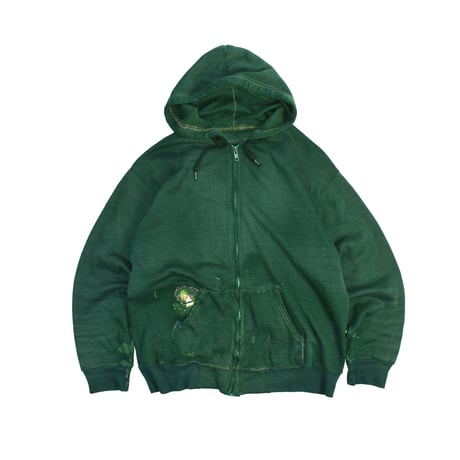 USED UNKNOWN ZIP UP HOODIE