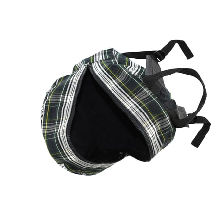 USED "UNKNOWN TARTAN CHECK" DAYPACK