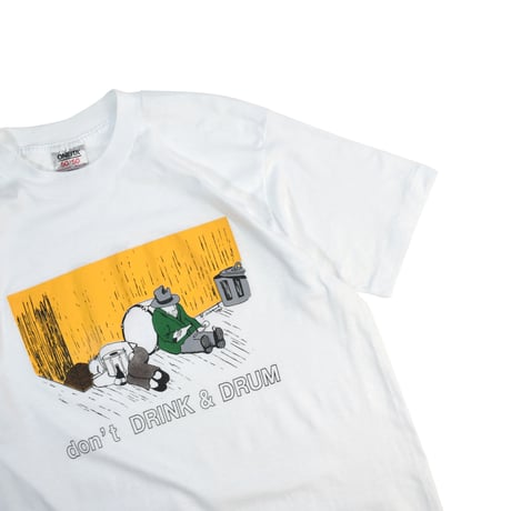 USED 80'S "DON'T DRINK & DRUM" T-shirt