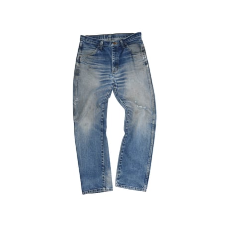 USED "RUSTLER" DAMAGE DENIM