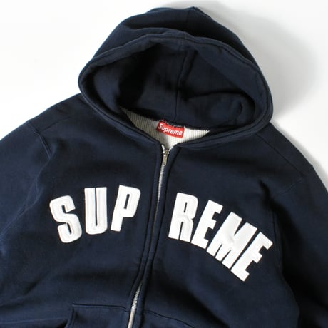 USED 90'S "SUPREME" DOUBLE FACE ZIP HOOODIE