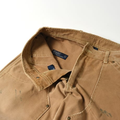 USED "POLO by RALPH LAUREN" DOUBLE KNEE DUCK PANTS