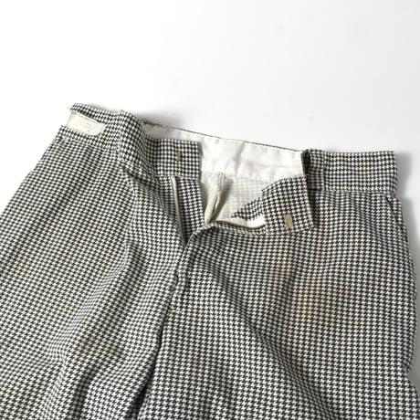 USED UNKNOWN HOUNDSTOOTH PATTERN WORK PANTS