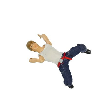 USED "JUSTIN BIEBER" ACTION TALKING FIGURE