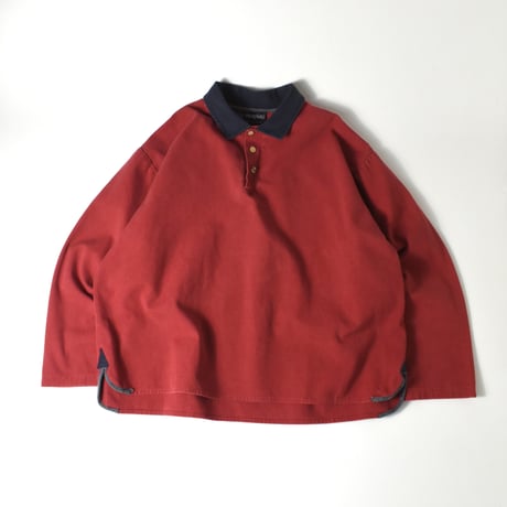 USED 90'S "ESCAPISTE" DUCK POLO SHIRT