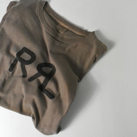 USED "RRL" OVERDYED T-shirt