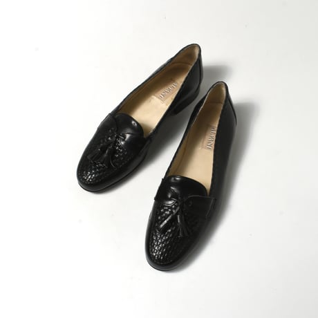 USED "ALFANI" WOVEN TASSEL LOAFERS
