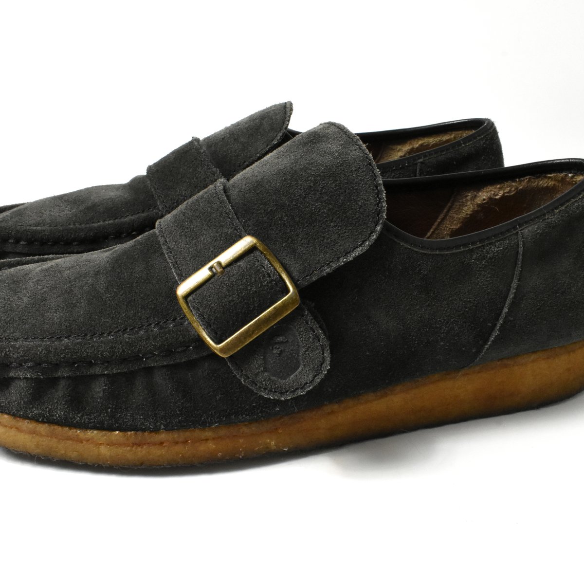 A BATHING APE × REGAL ワラビー クラークス USED 