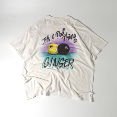 USED "GINGER" AIR BRUSH T-shirt