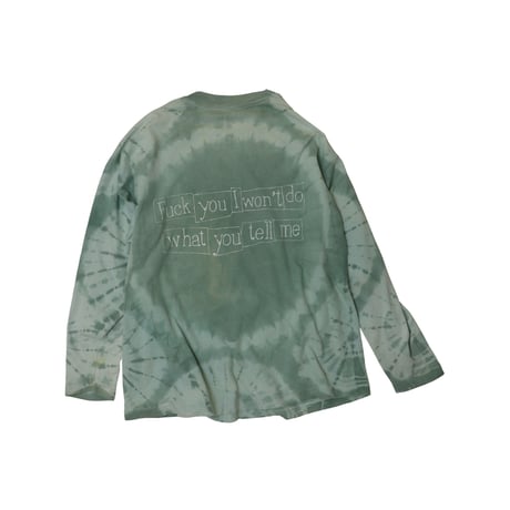RAGE AGAINST THE MACHINE USED TIEDYE L/S Tshirts