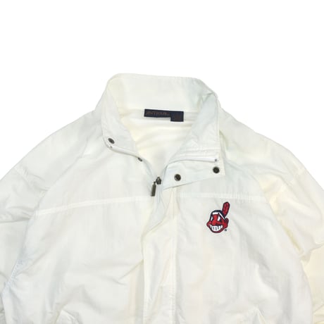 USED 90'S "ANTIGUA / CLEVELAND INDIANS" NYLON JACKET