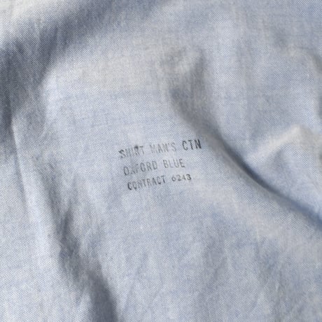 VINTAGE 50'S UNKNOWN COTTON L/S SHIRT