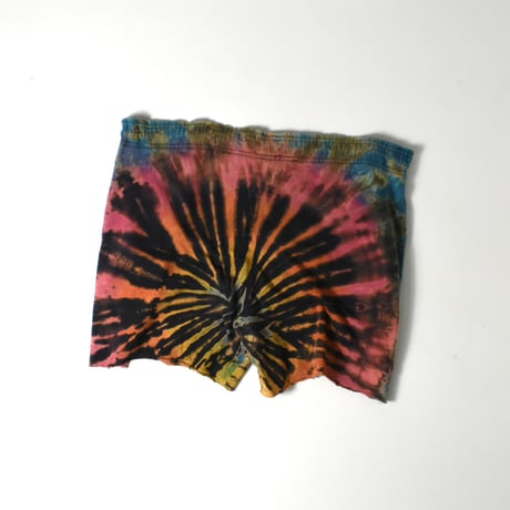USED "CHAMPION" TIE DYE EASY SHORTS
