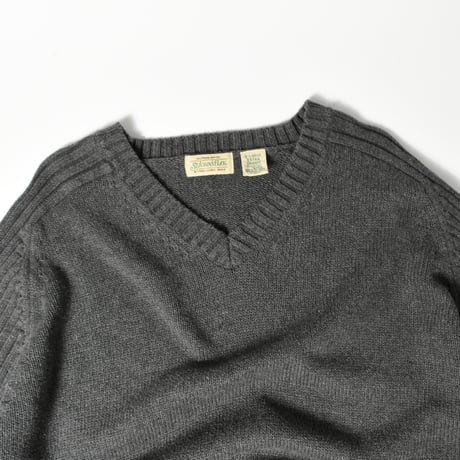 USED 90'S "ST.JOHN'S BAY" V-NECK COTTON KNIT