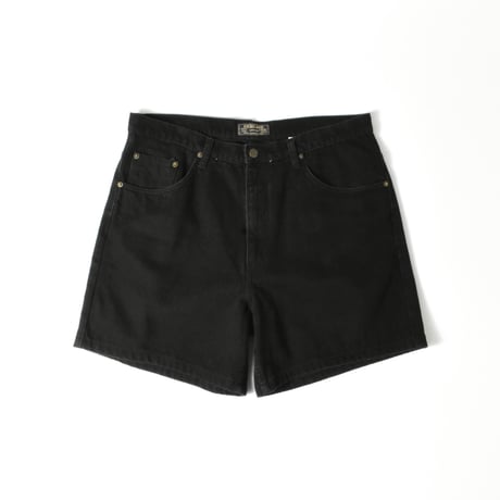 USED "HIGHLAND" BLACK DENIM SHORTS
