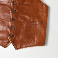 USED 80’S "L.L.BEAN" BOA LINER LEATHER VEST