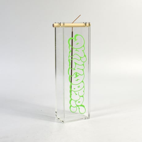 DDQS "BUBBLE LETTER" ACRYLIC INCENSE BURNER "SHROOM"