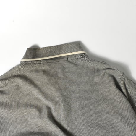 USED "NATURALIFE" STRIPE L/S POLO SHIRT