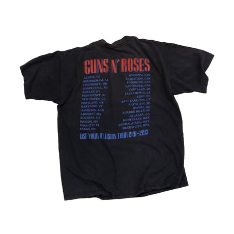 GUNS N' ROSES TOUR Tshirts