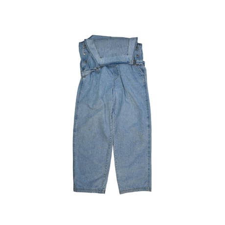 USED 80'S "GAP BLUE JEANS" OVERALL