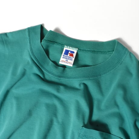 USED 90'S "RUSSELL ATHLETIC" POCKET T-shirt