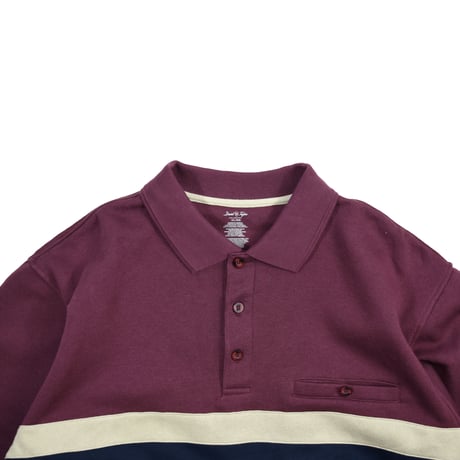 USED "DAVID TAYLOR" POLO SWEAT SHIRT