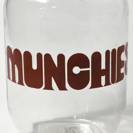 USED "MUNCHIES" 3LITTER JAR HINDGE LID