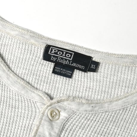 USED "POLO by RALPH LAUREN" HENRY NECK THERMAL