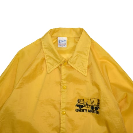 USED 70'S "EBERT / CONCRETE INDUSTRIES" COACH JACKET