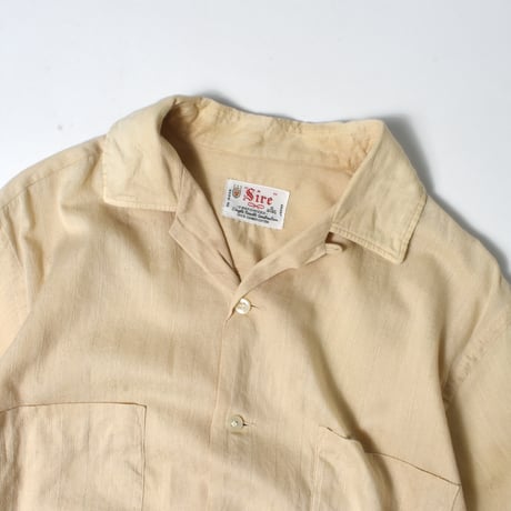 VINTAGE 50-60'S "SIRE" COTTON SHIRT