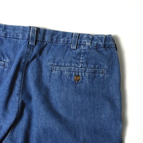 USED "HAGGER" 2-TUCK DENIM TROUSERS