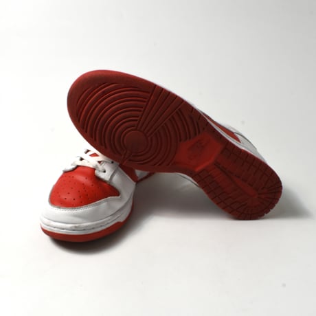 USED "NIKE / DUNK LOW RETRO CHAMPIONSHIP RED"