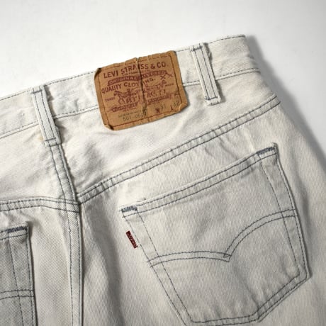 USED 80'S "LEVI'S / 501" BLEACHED DENIM PANTS