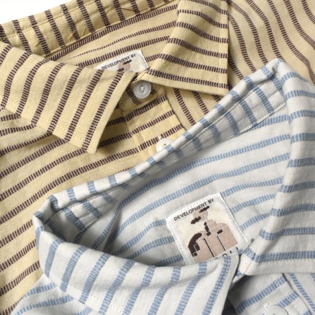 NOROLL "NORMAL SHIRT" STRIPE S/S SHIRTS