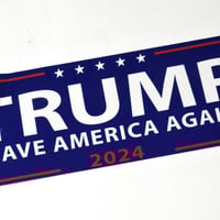 "TRUMP SAVE AMERICA AGAIN 2024" STICKER
